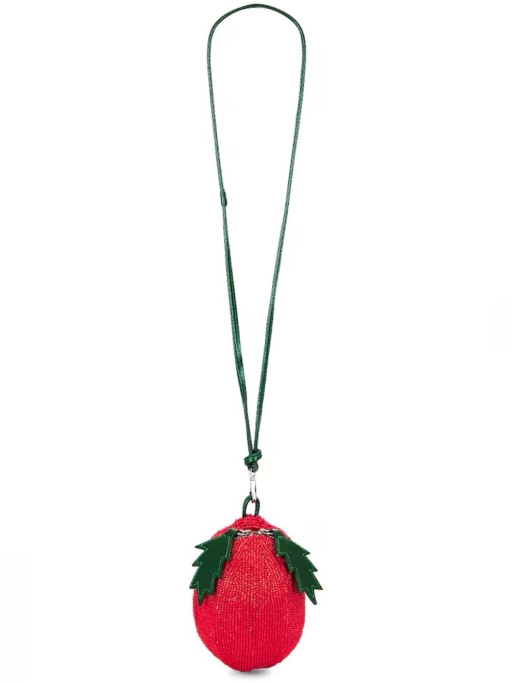 STAUD Campari Beaded Bag Beaded Red Tomato Beaded Red STAUD Purse